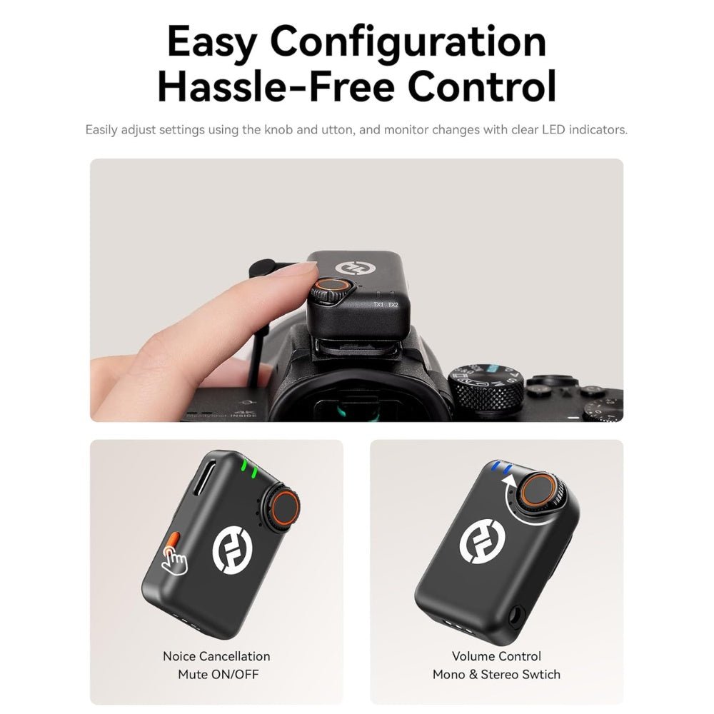 Hollyland - Hollyland Lark M2S Ultimate Combo - Wireless Lavalier Microphone - Cle Market