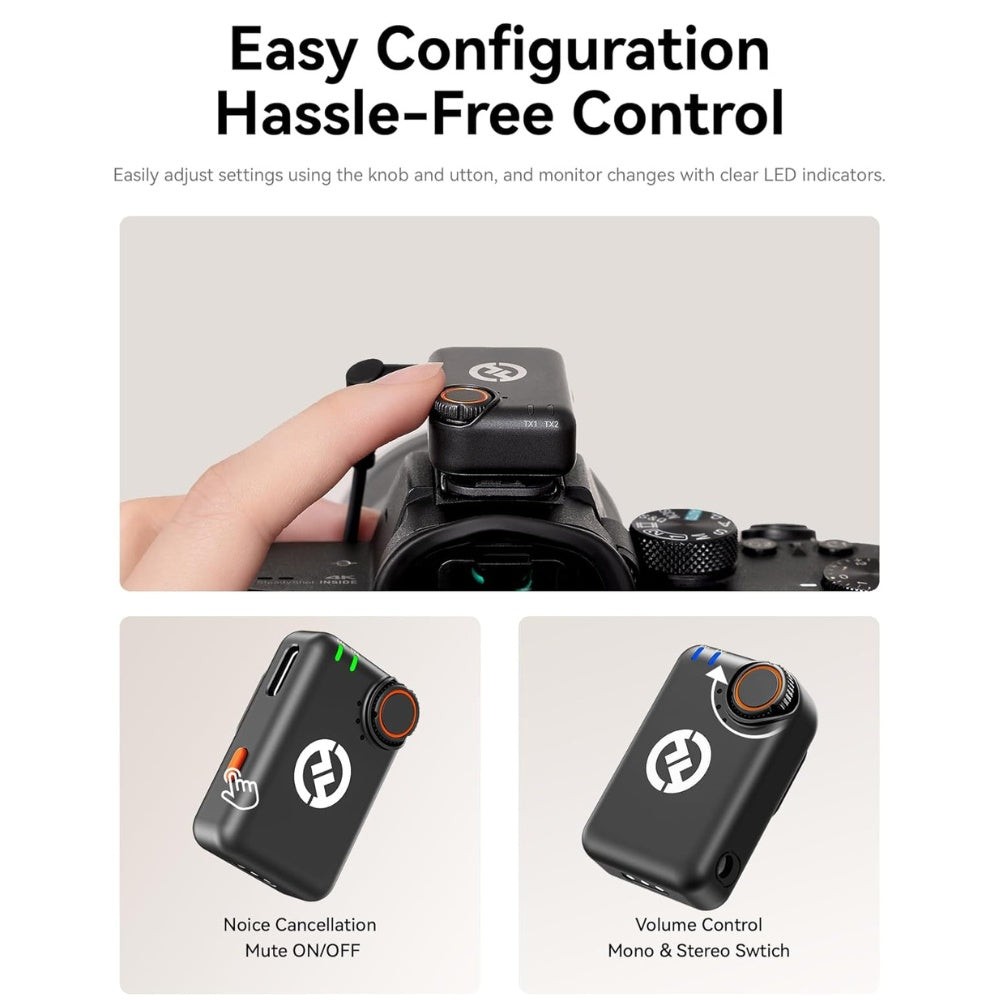 Hollyland Lark M2S Ultimate Combo - Wireless Lavalier Microphone - Cle Market
