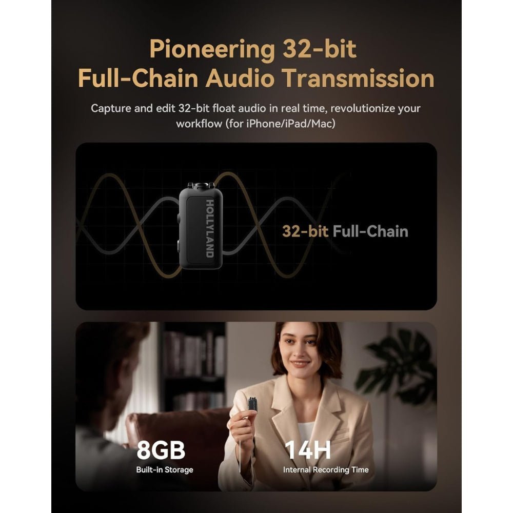 Hollyland - Hollyland Wireless Microphone LARK MAX 2 - Cle Market