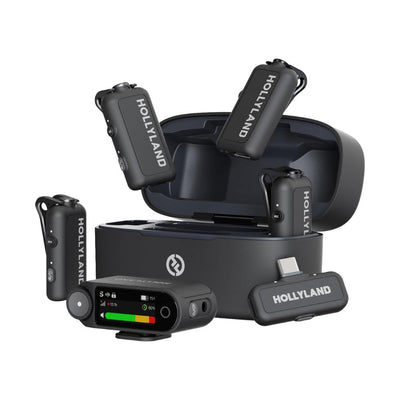 Hollyland - Hollyland Wireless Microphone LARK MAX 2 Combo 4 Person Version - Cle Market