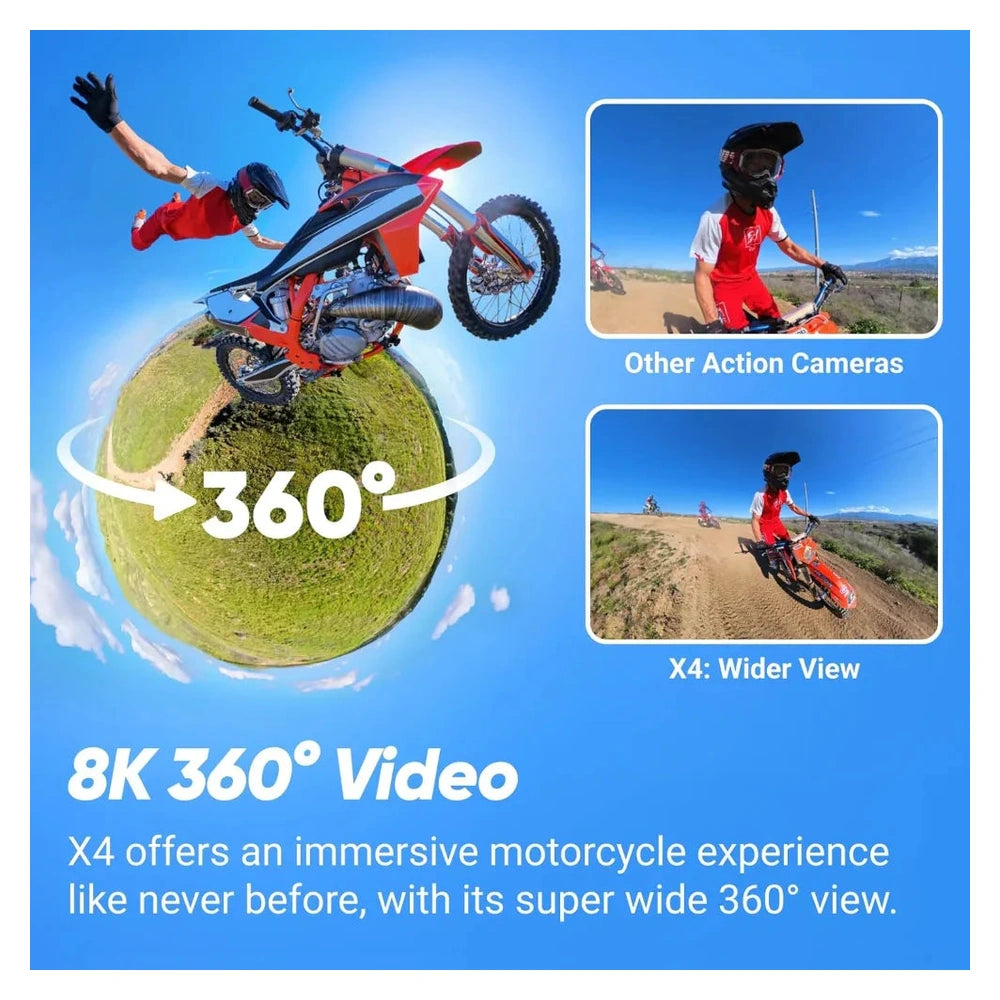 Insta360 X4 Motorcycle Bundle