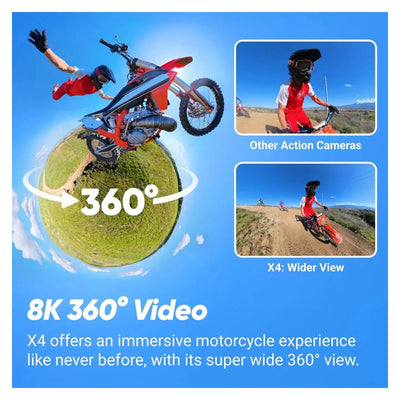 Insta360 X4 Motorcycle Bundle