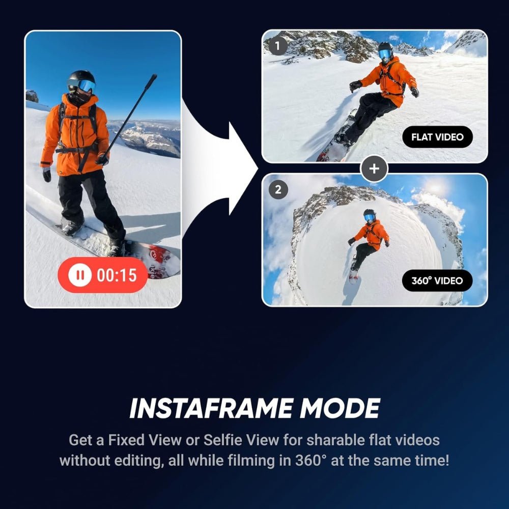 Insta360 - insta360 X5 | 8K 360 Action Camera - Cle Market