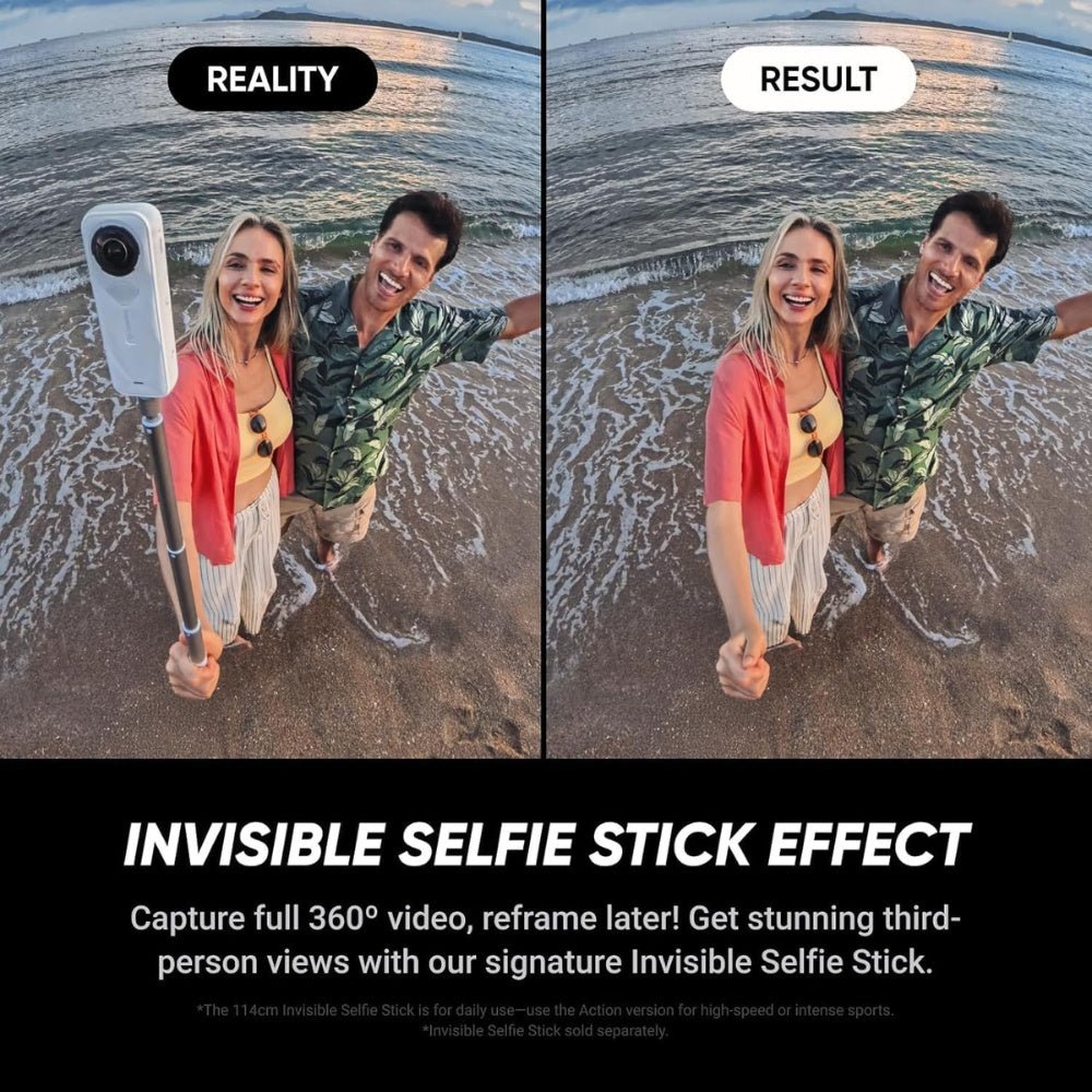 Insta360 - insta360 X5 8K 360 Action Camera - Satin White Limited Edition - Cle Market