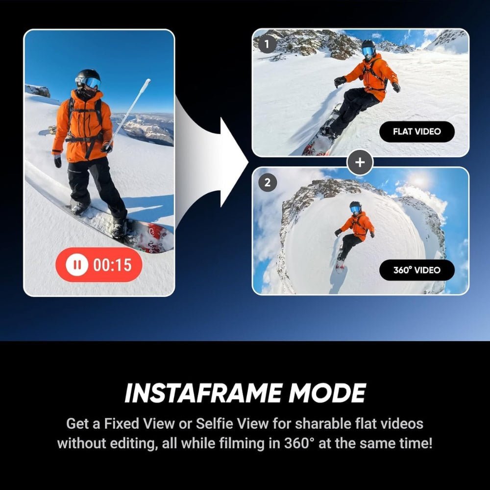 Insta360 - insta360 X5 8K 360 Action Camera - Satin White Limited Edition - Cle Market