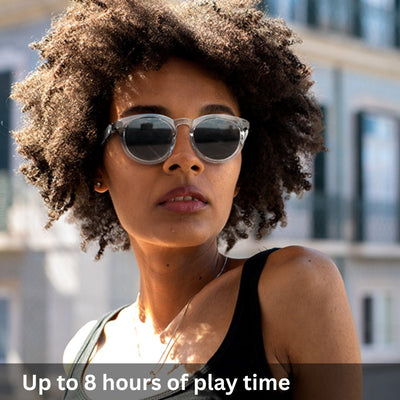 JBL - JBL SoundGear Frames Round Audio Glasses - Cle Market