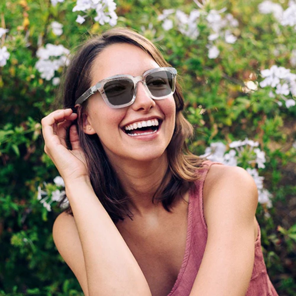 JBL - JBL SoundGear Frames Square Audio Glasses - Pearl - Cle Market