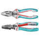 Total THT210606S combination pliers with gripping jaws, cutting edges and ergonomic handles