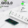 Ldnio - Ldnio 10 AC Outlets Universal Power Strip SC10610 - Cle Market
