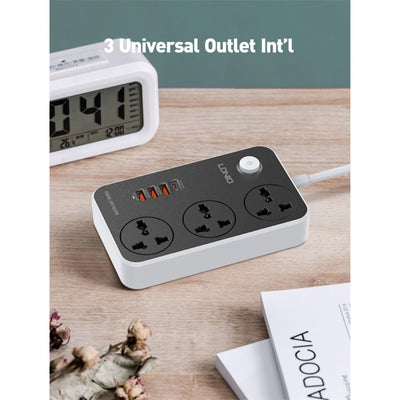 Ldnio - Ldnio 3 AC Outlets EU Power Strip SC3412 2500W - Cle Market
