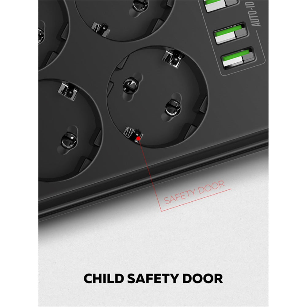 Ldnio - Ldnio 6 AC Outlets Power Strip SE6403 - Cle Market