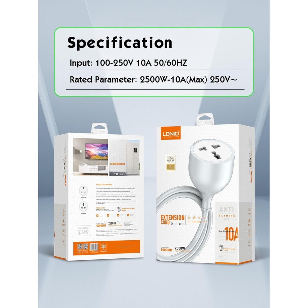 Ldnio - Ldnio AC Outlet Extension Power Socket SC1017 - Cle Market