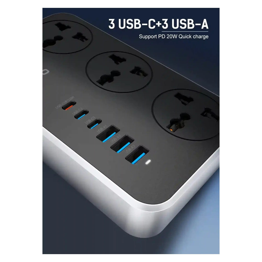 LDNIO SC3604C 20W Power Strip – EU Plug