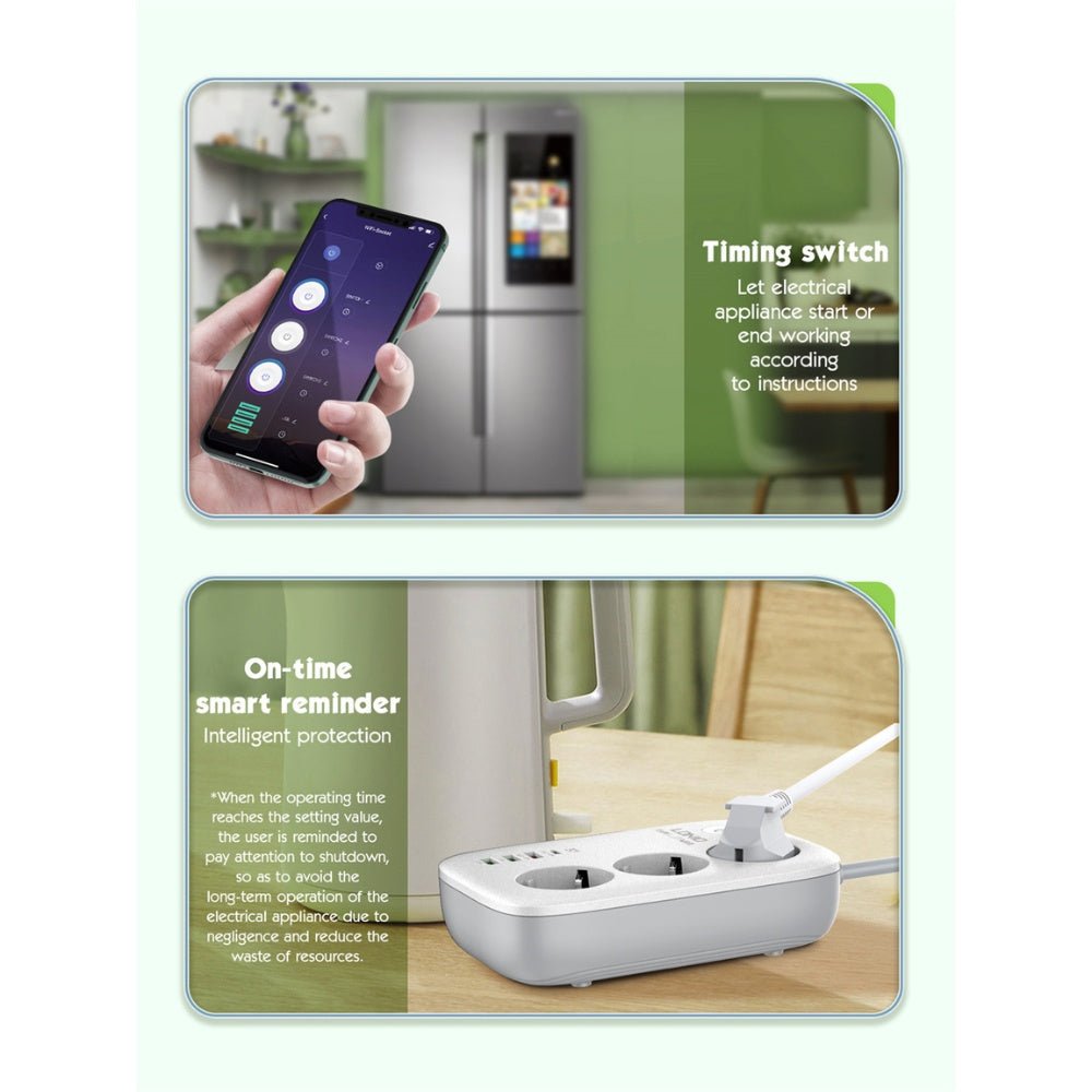 Ldnio - Ldnio Wifi Smart Power Strip SEW3452 - Cle Market