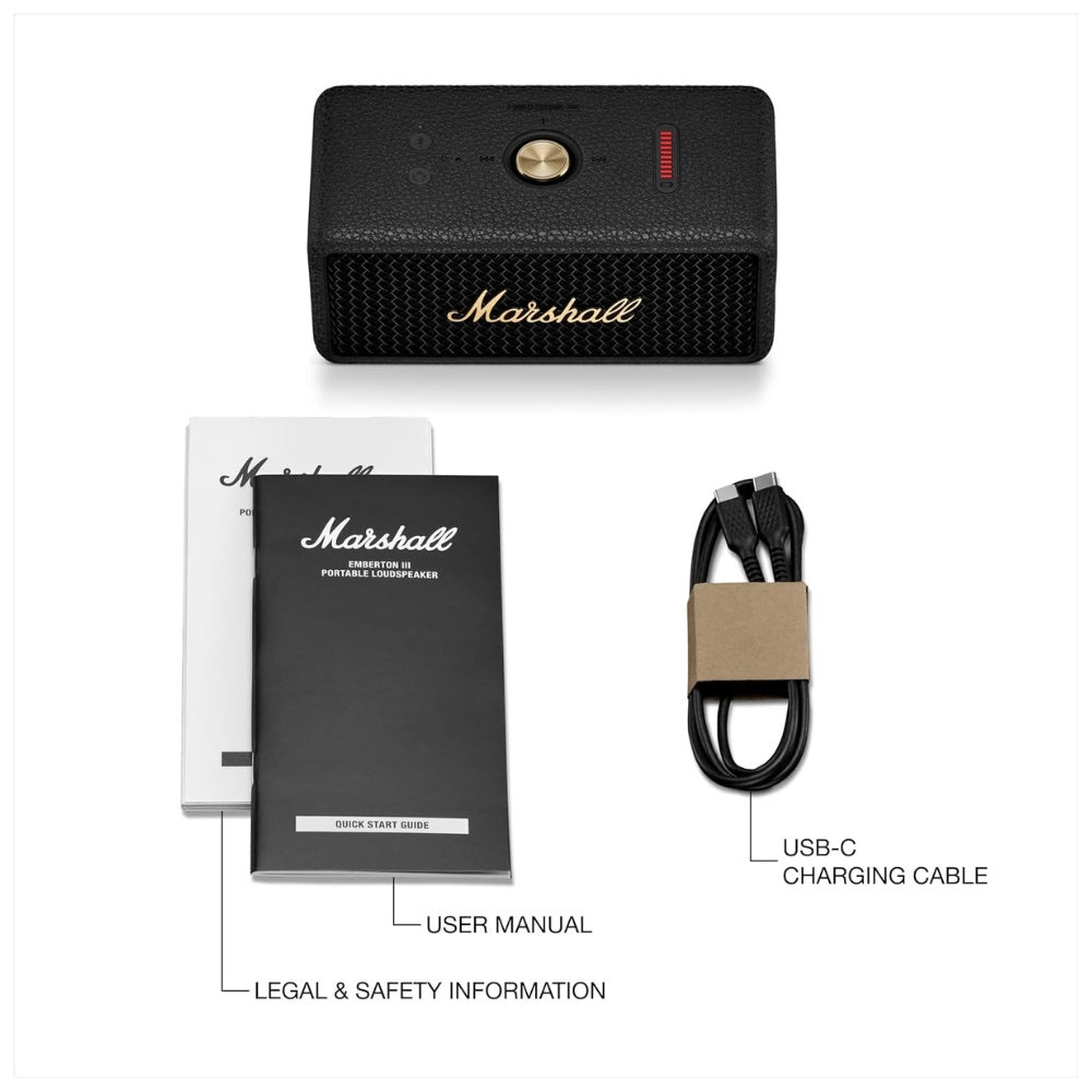 Marshall - Marshall Emberton III - Portable Bluetooth Speaker - Cle Market