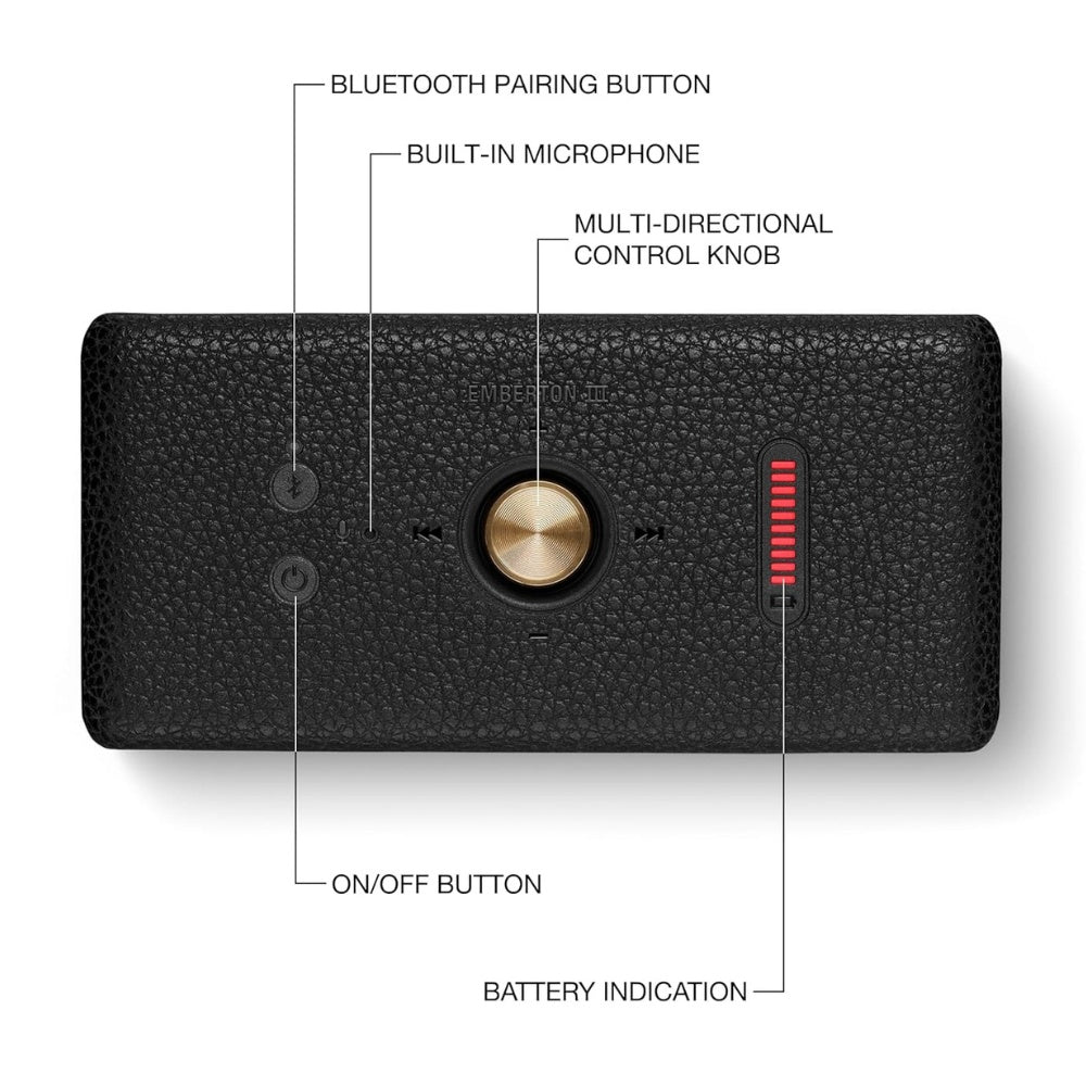 Marshall - Marshall Emberton III - Portable Bluetooth Speaker - Cle Market