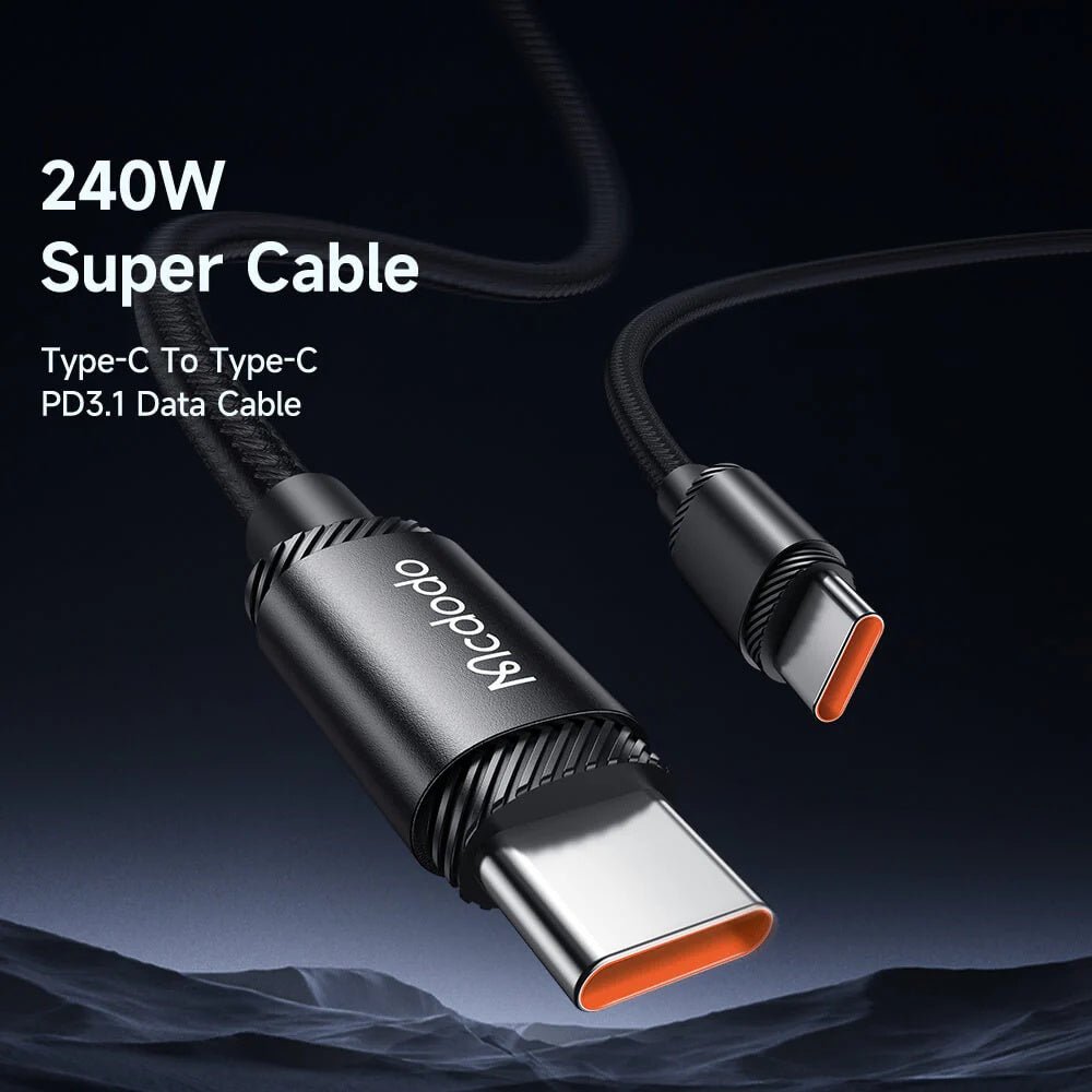 Mcdodo - Mcdodo 240W Type - C to Type - C Cable 2m - Cle Market
