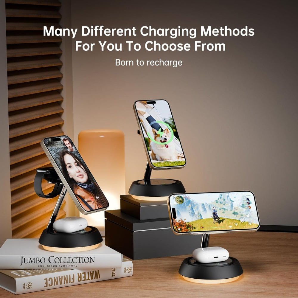 Mcdodo - Mcdodo 3 - in - 1 15W Night Light Magnetic Wireless Charger - Cle Market