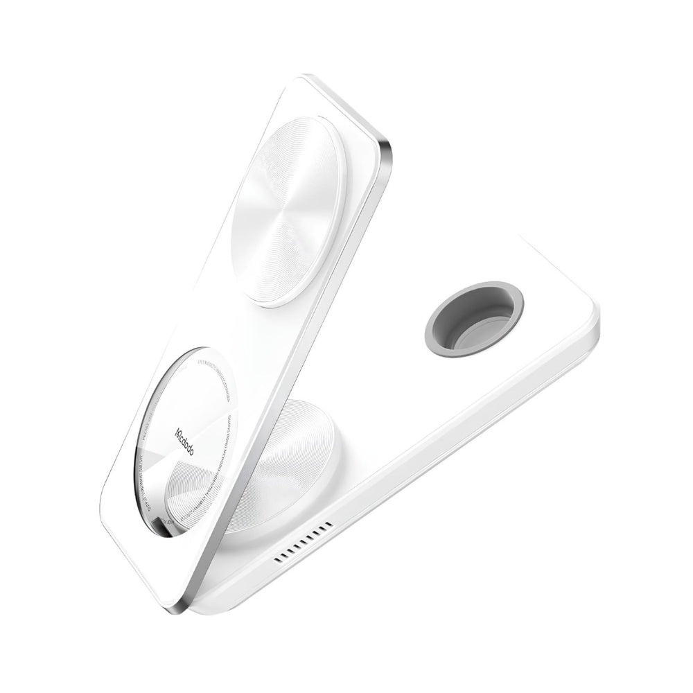 Mcdodo - Mcdodo 3 in 1 Foldable Magnetic Wireless Charger CH - 115 - Cle Market