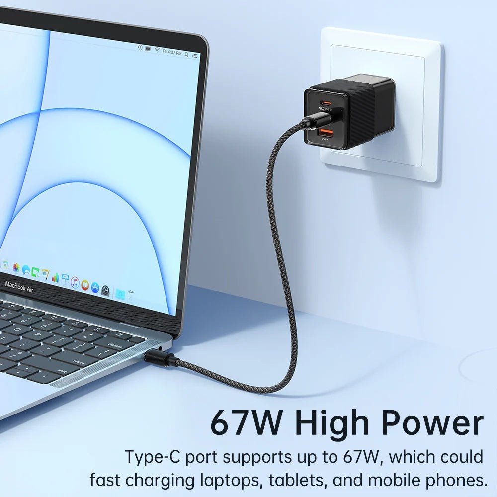 Mcdodo - Mcdodo 67W Dichromatic GaN mini Fast Charger CH - 1501 - Cle Market