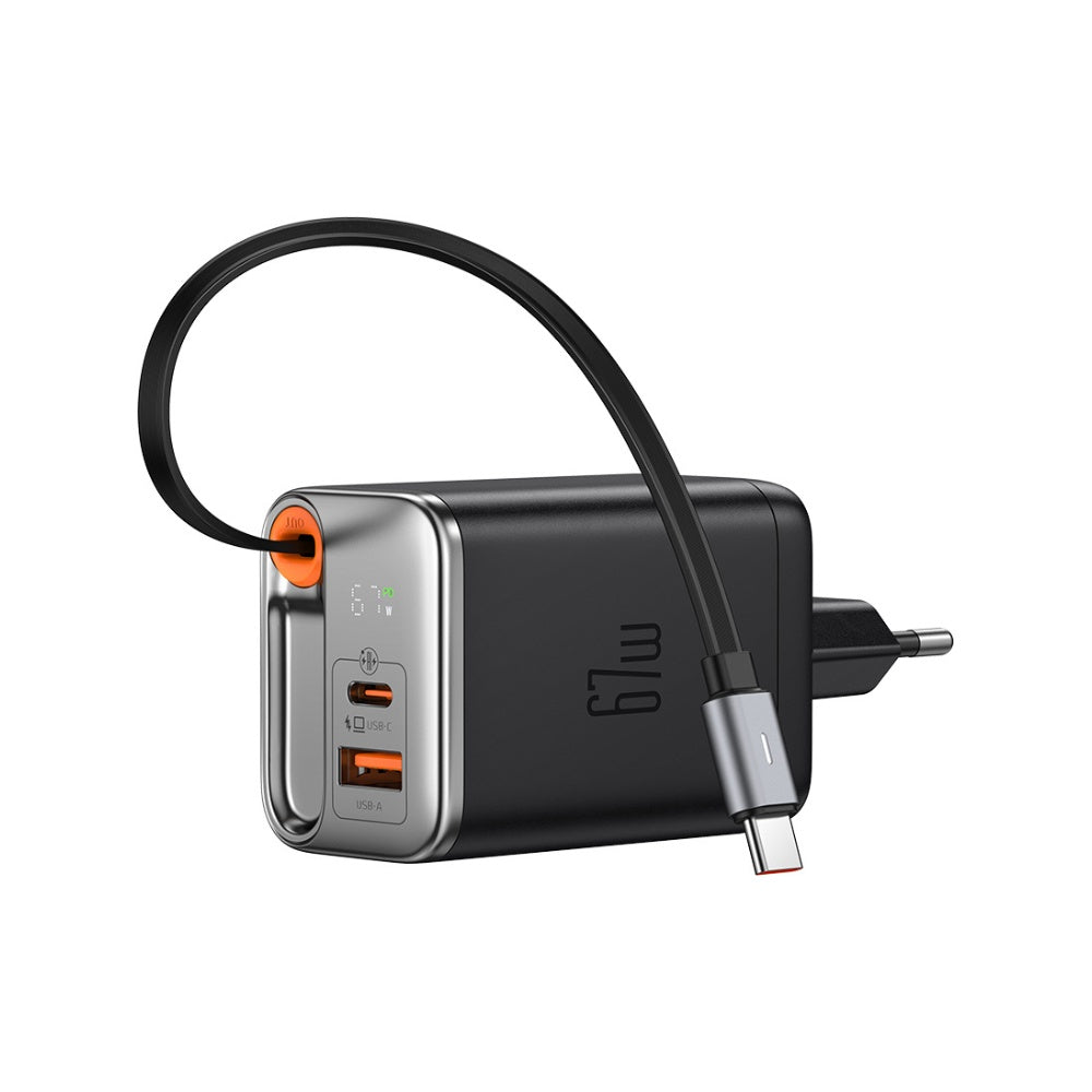 Mcdodo - Mcdodo 67W GaN Charger with Built - in Retractable Cable - Cle Market