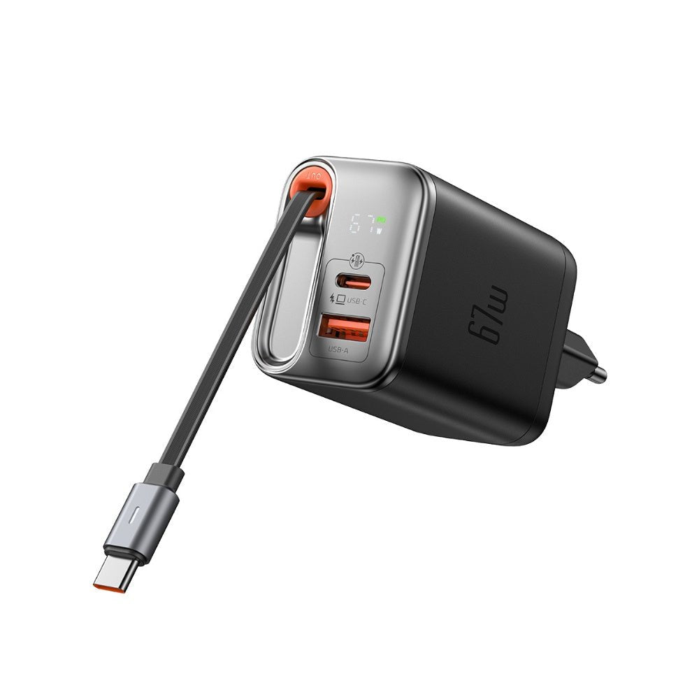 Mcdodo - Mcdodo 67W GaN Charger with Built - in Retractable Cable - Cle Market