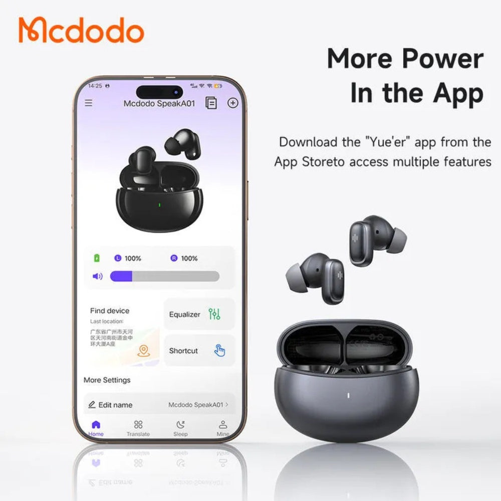 Mcdodo ANC & ENC AI Translator Earbuds HP-822 - Cle Market