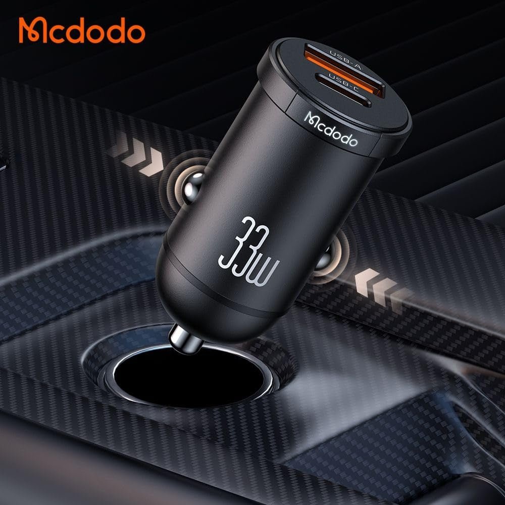 Mcdodo - Mcdodo CC - 2320 LED Fast Car Charger PD 33W 1C1U - Cle Market