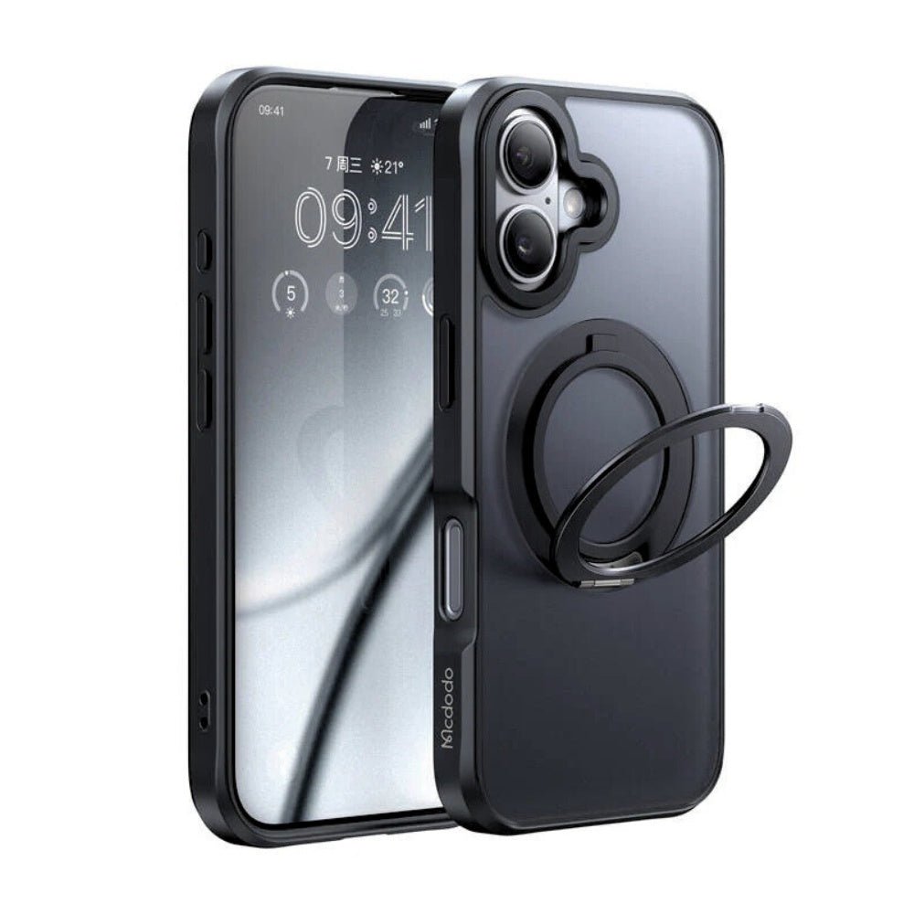 Mcdodo - Mcdodo Magnetic Ring Stand Case for iPhone 16 - Cle Market