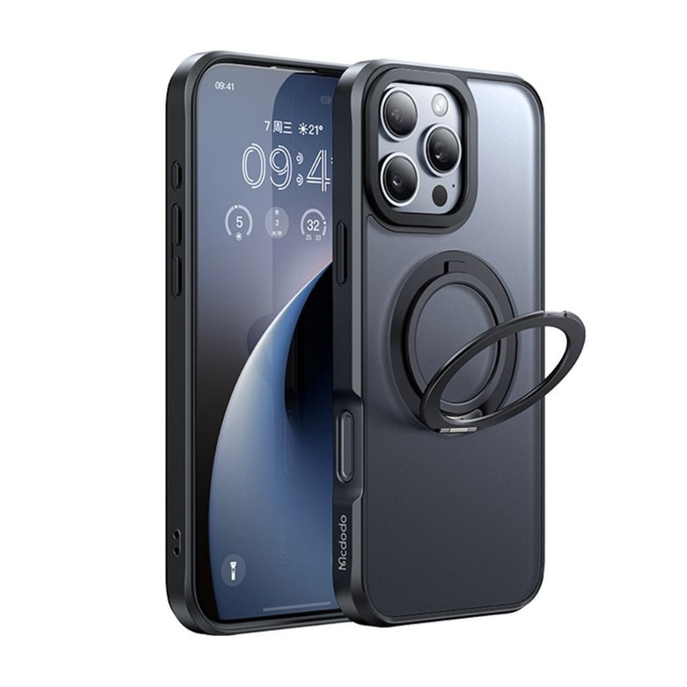 Mcdodo - Mcdodo Magnetic Ring Stand Case for iPhone 16 Pro - Cle Market