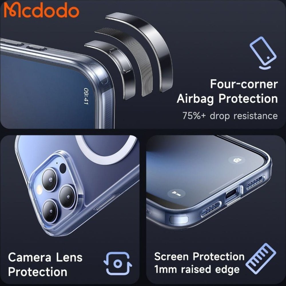 Mcdodo - Mcdodo MagSafe Case for iPhone 16 Pro Max - Cle Market