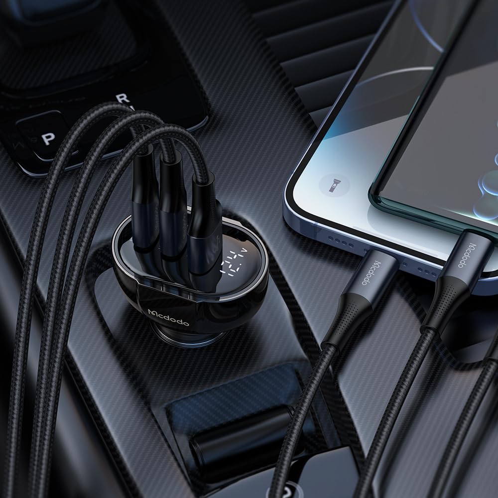 Mcdodo - Mcdodo PD 128W Car Charger 2C1U 3 - Port - Cle Market