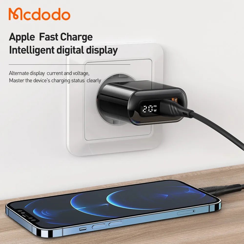 Mcdodo - Mcdodo PD20W Fast Charger Pro Kit 1C1U CH - 717 - Cle Market