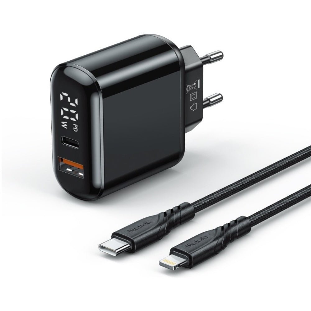 Mcdodo - Mcdodo PD20W Fast Charger Pro Kit 1C1U CH - 717 - Cle Market