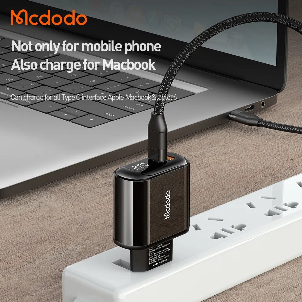 Mcdodo - Mcdodo PD20W Fast Charger Pro Kit 1C1U CH - 717 - Cle Market