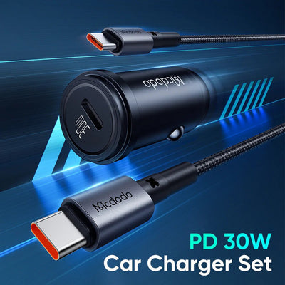 Mcdodo - Mcdodo PD30W Fast Car Charger Kit - Cle Market