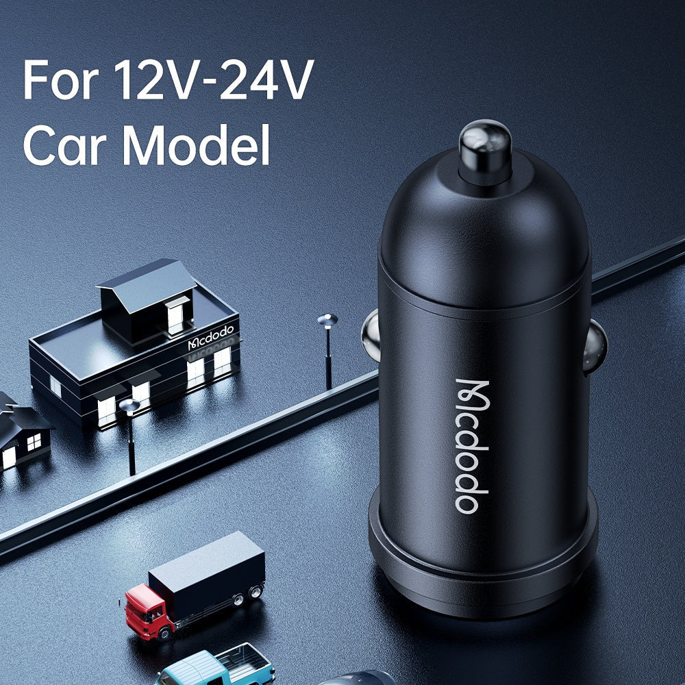 Mcdodo PD30W Fast Car Charger Kit (USB-C to Lightning) - Cle Market