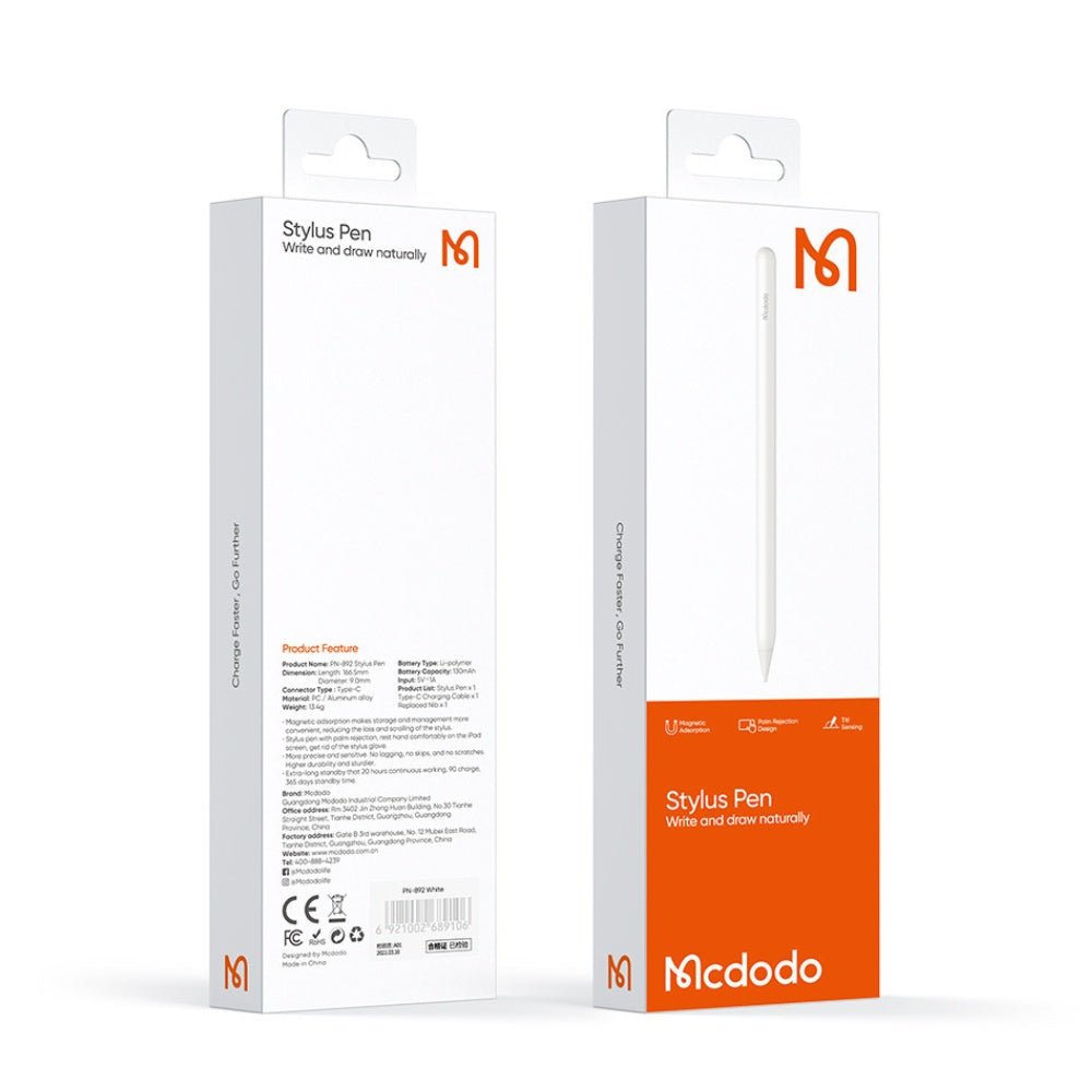 Mcdodo - Mcdodo Stylus Pen for Apple iPad PN - 8921 - Cle Market