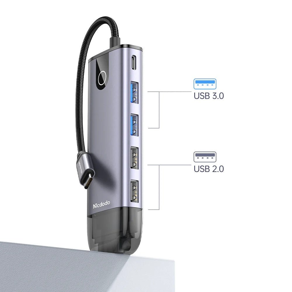 Mcdodo - Mcdodo USB - C 10 in 1 Dongle HUB HU - 742 - Cle Market