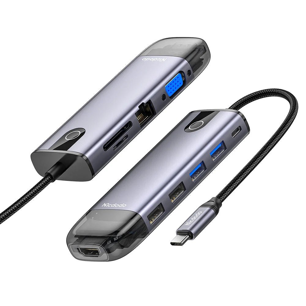 Mcdodo - Mcdodo USB - C 10 in 1 Dongle HUB HU - 742 - Cle Market