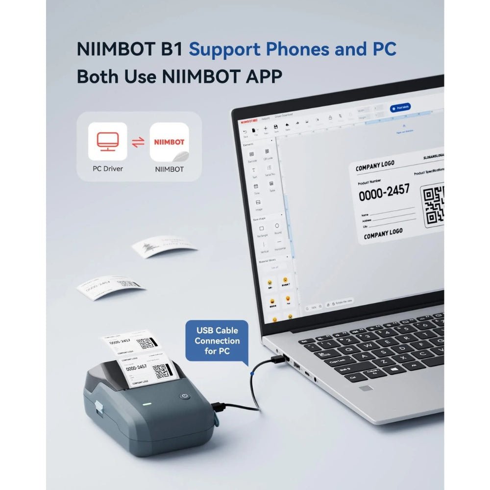 NIIMBOT - NIIMBOT B1 Label Maker Machine Thermal printing with Tape - Cle Market