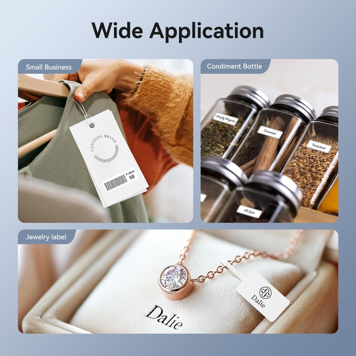 NIIMBOT - NIIMBOT D11 Label Maker Machine Thermal Printer with Tape - Cle Market