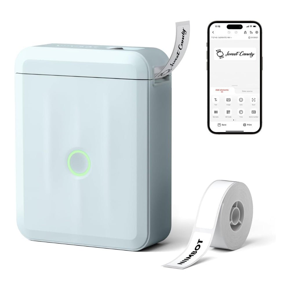 NIIMBOT - NIIMBOT D110 Label Maker Machine Thermal Printer with Tape - Cle Market