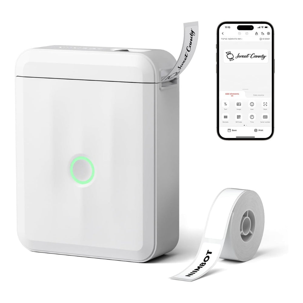 NIIMBOT - NIIMBOT D110 Label Maker Machine Thermal Printer with Tape - Cle Market