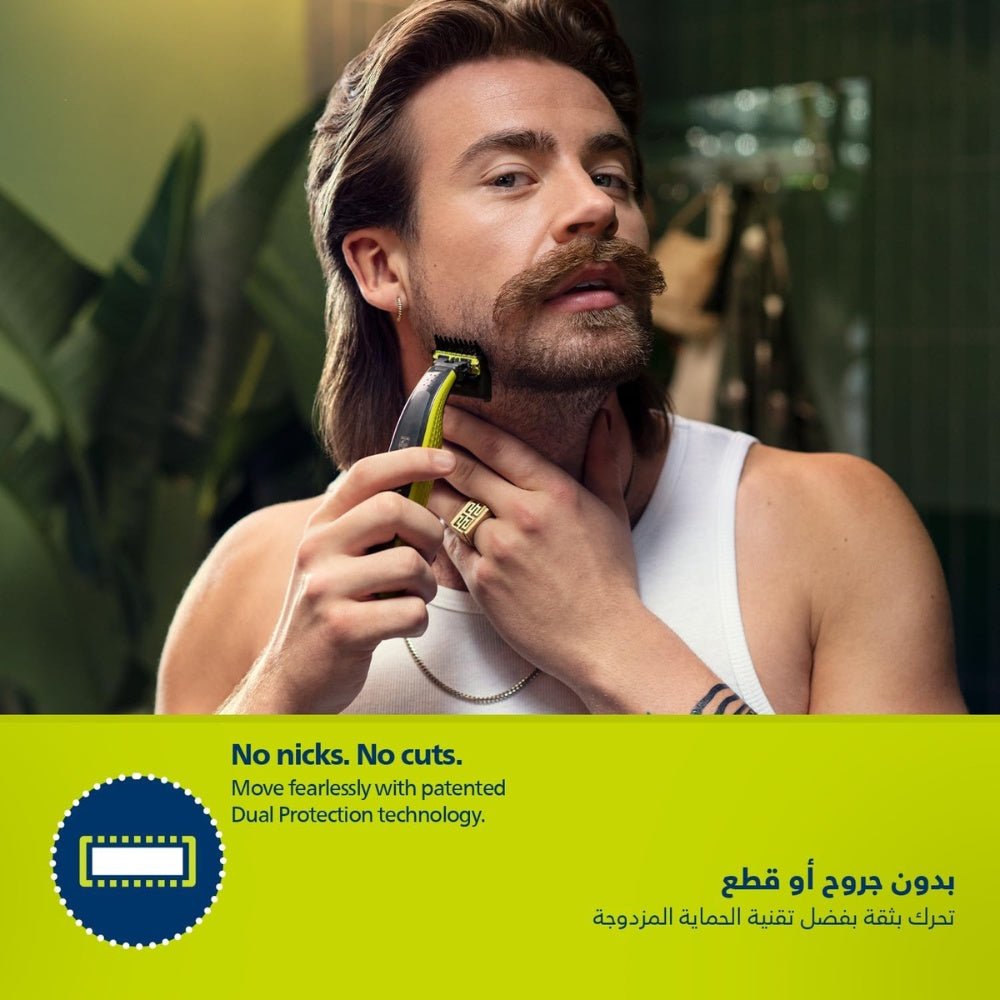 Philips - Philips OneBlade Face and Body Shaver - Cle Market