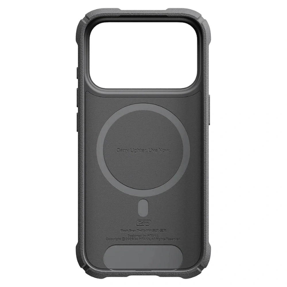 PITAKA iPhone 18 Pro Cairn Case (600D Black/Grey Twill)