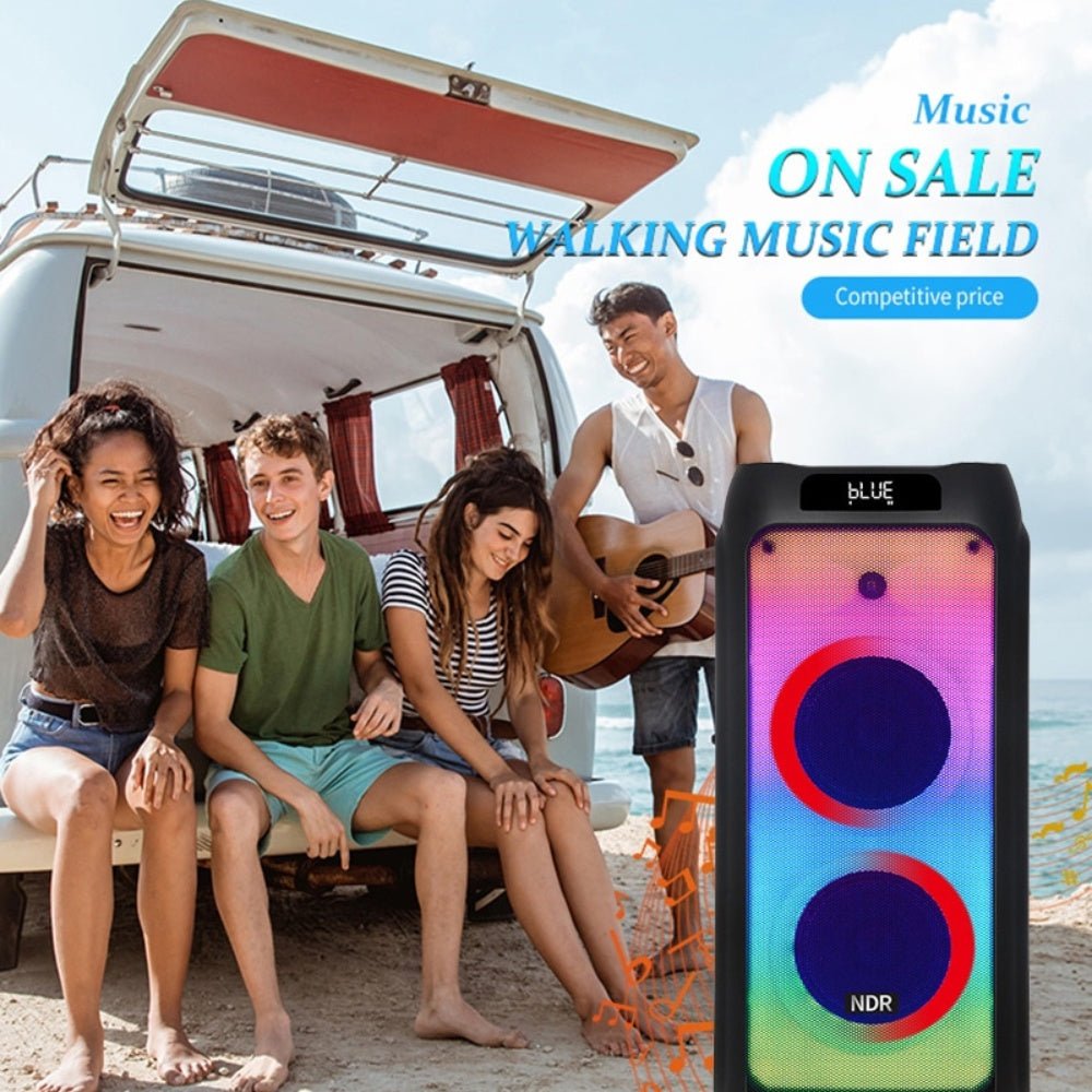 Cle Market - Portable Bluetooth Stereo Speaker NDR - 1608 - Cle Market