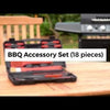 InnovaGoods Barbecue Case Barbecase 18 Pieces