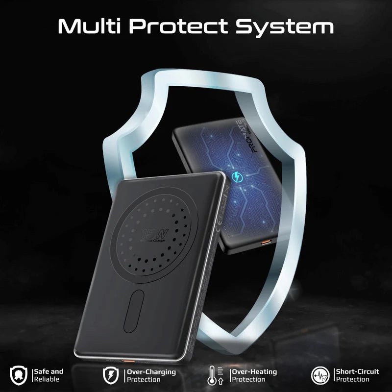 Promate - Promate Ultra - Slim Wireless MagSafe PowerBank - Cle Market