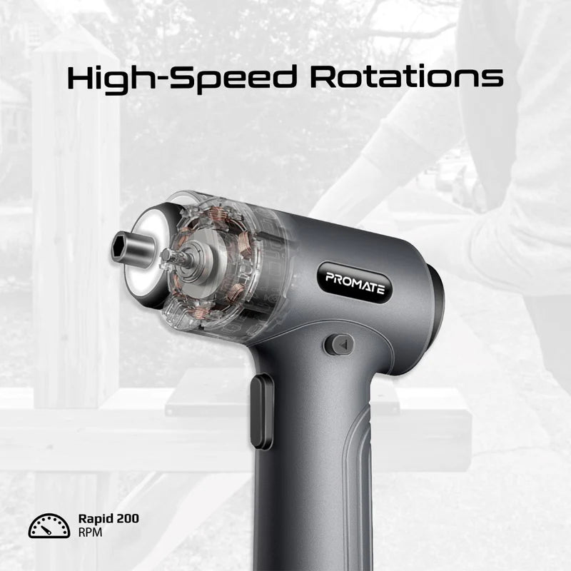 Promate - Promate Wireless Electric Screwdriver Kit (36 - Pieces) - Cle Market